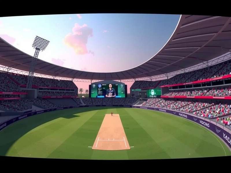 VR Cricket Titan India Stadium View